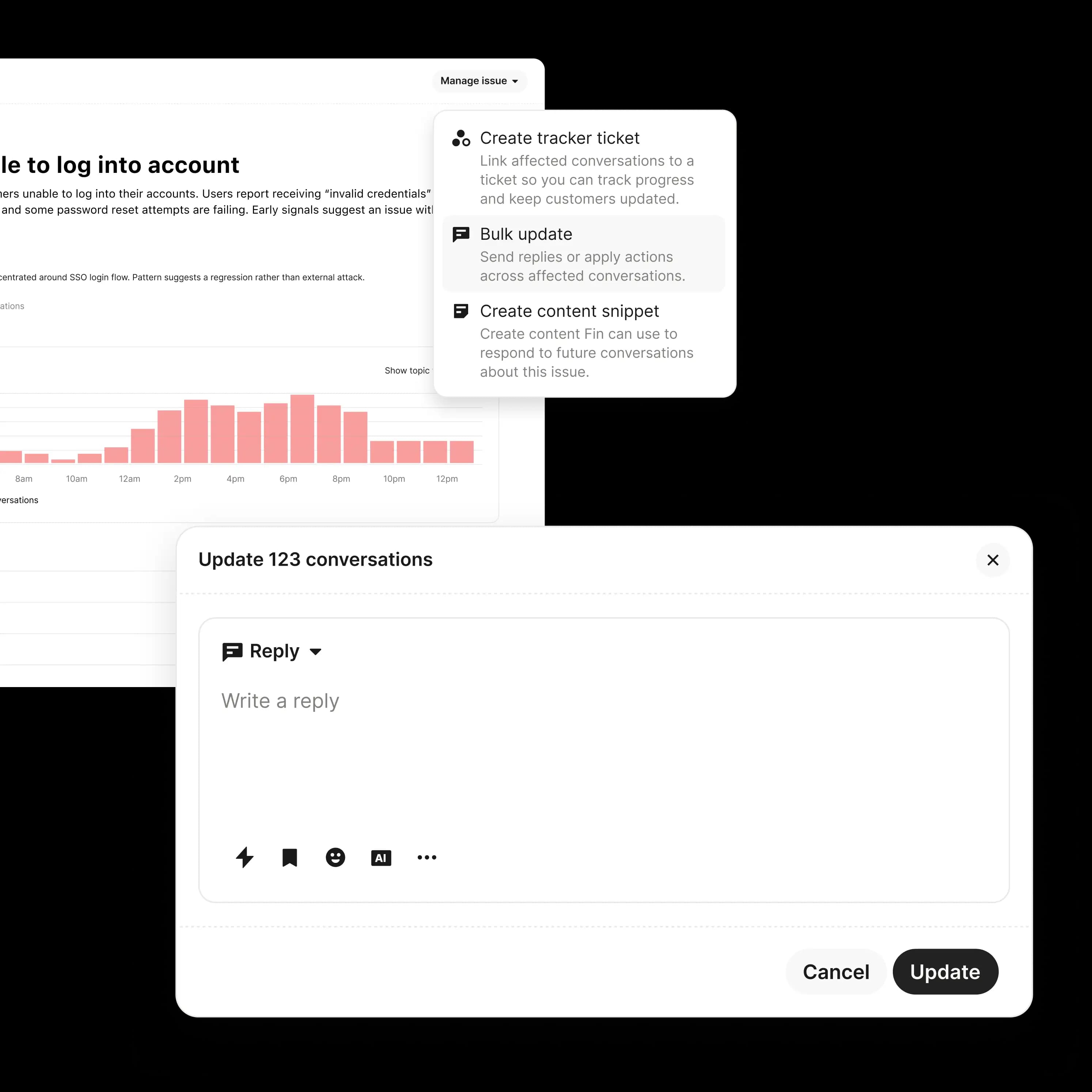 Real-time issue detection