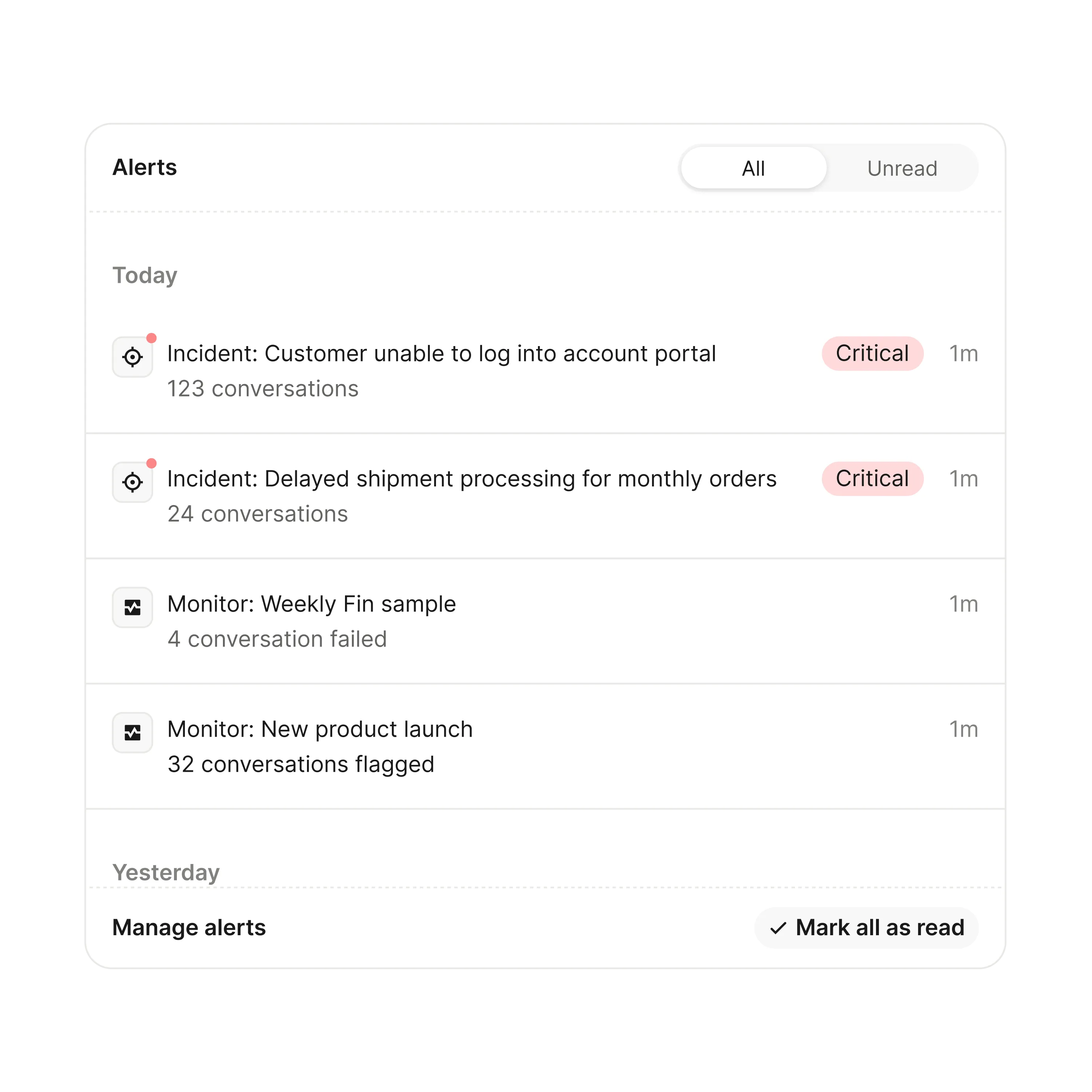 Real-time issue detection