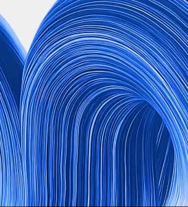 Abstract blue swirl painting