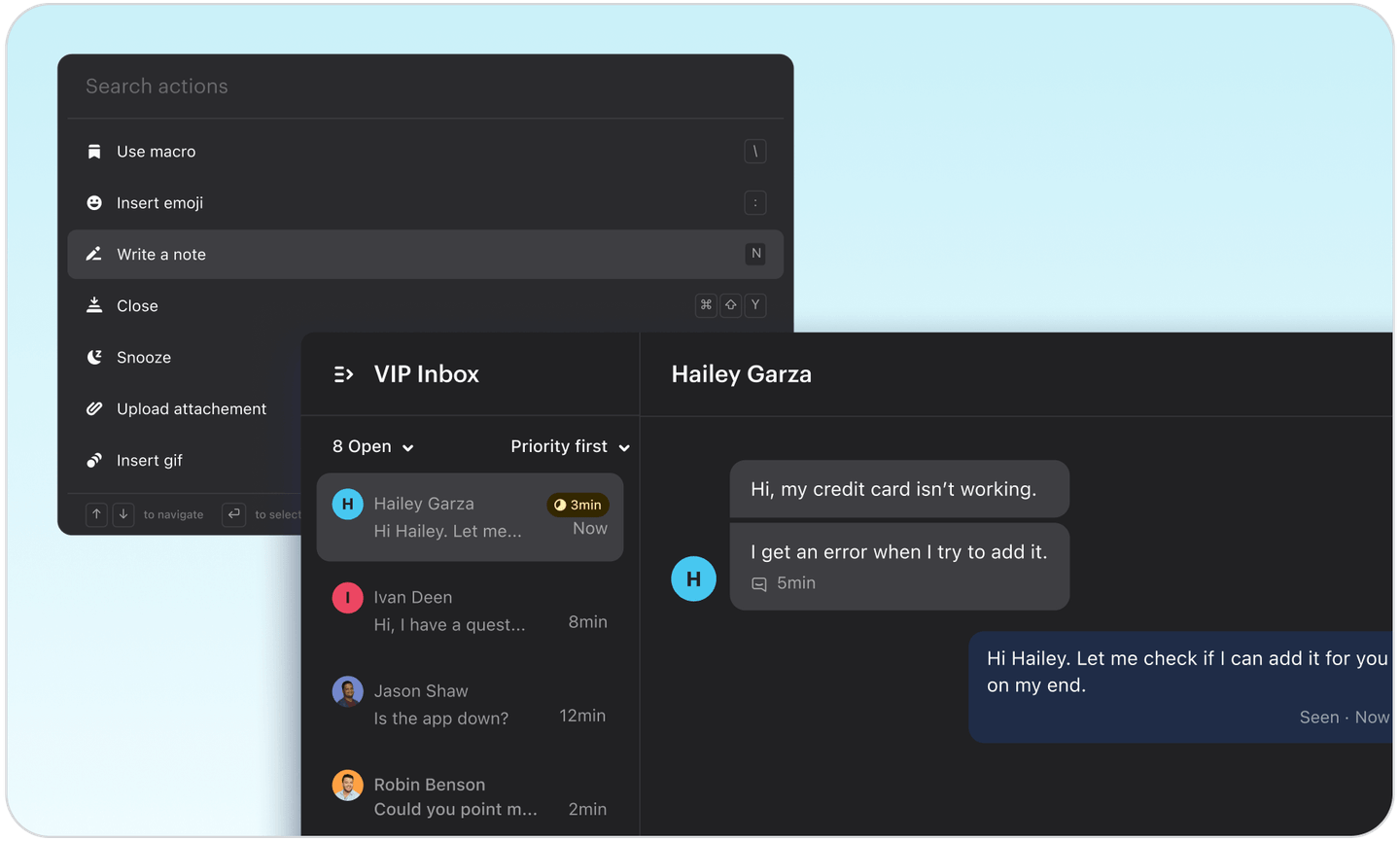 Maximize team productivity with the world's fastest shared Inbox