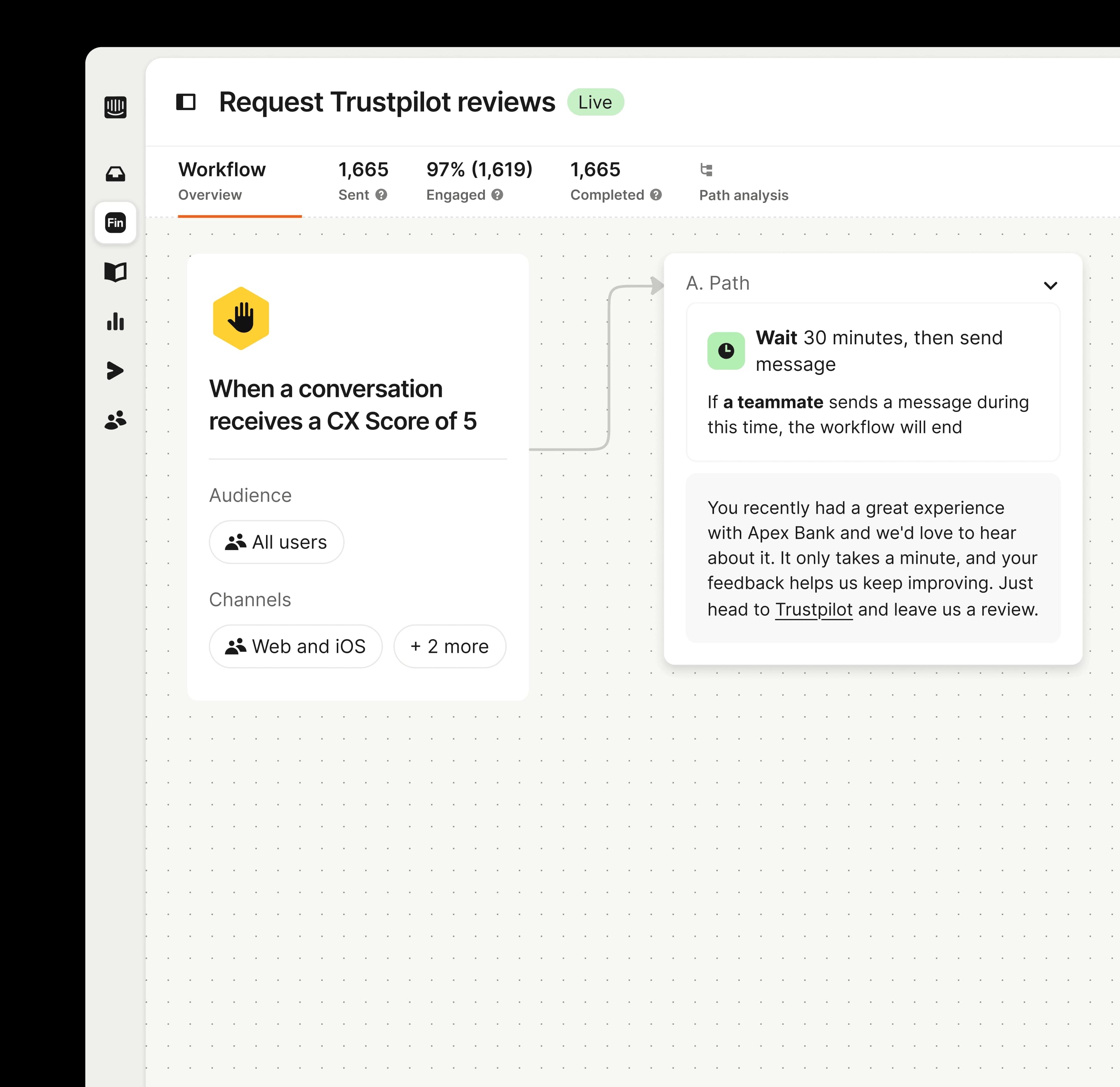 Automations product UI