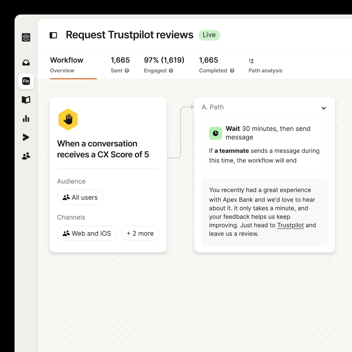 Automations product UI