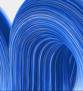 Abstract blue swirl painting