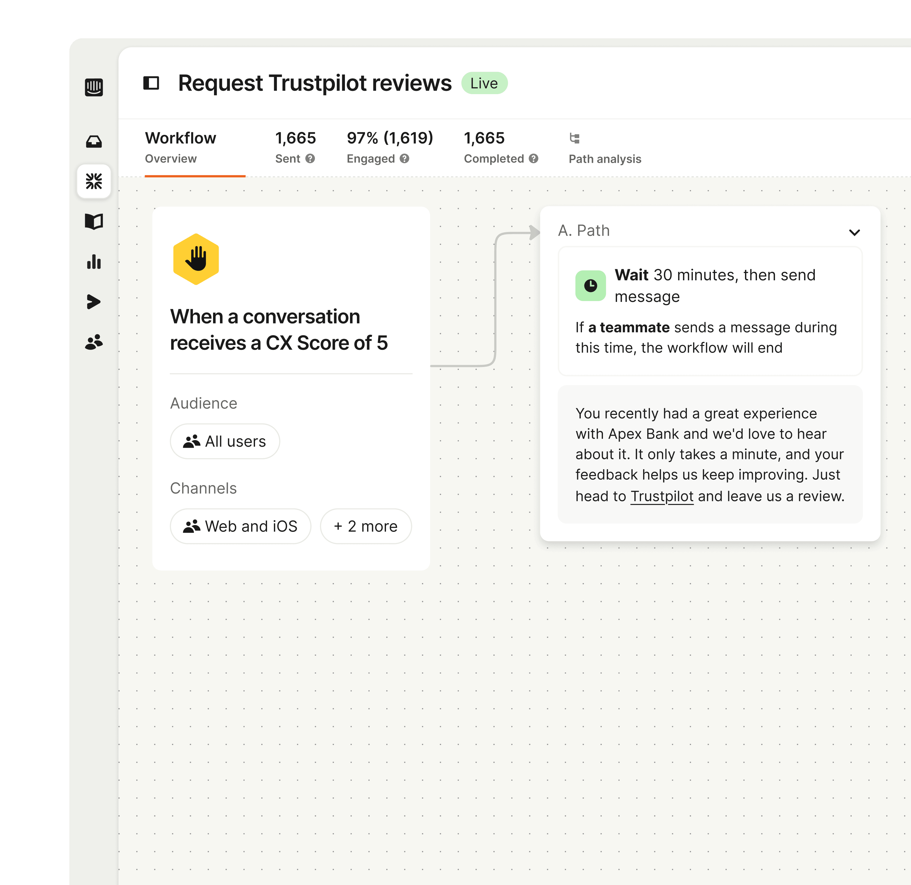 Automations product UI