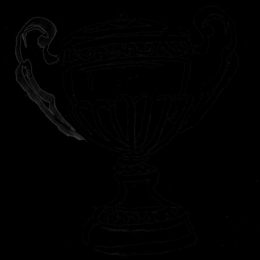 A golden trophy