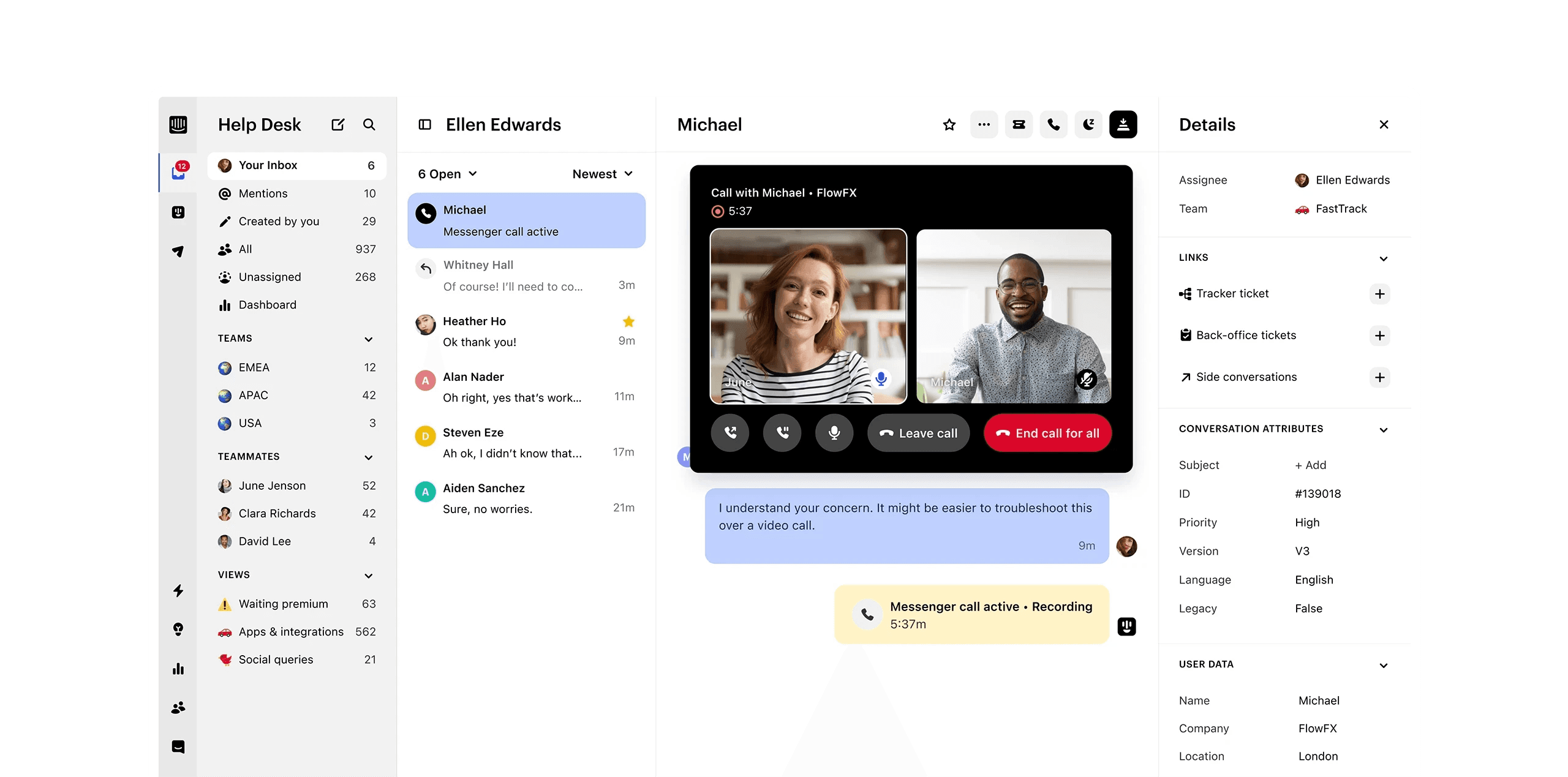 Copilot in the Intercom Inbox