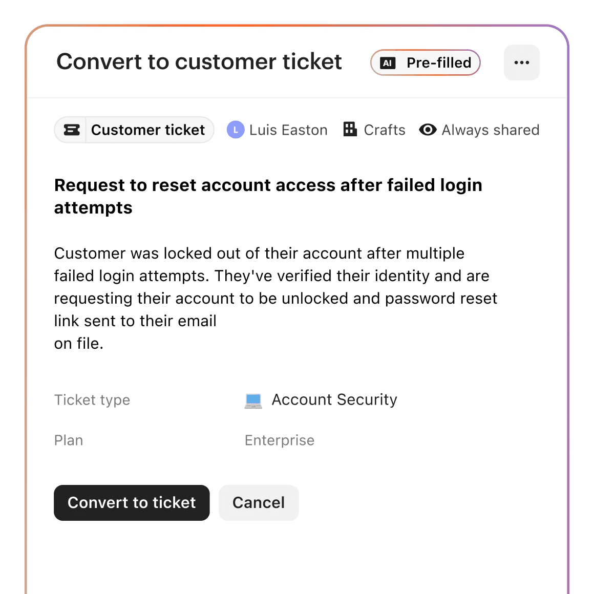 Ticketing UI