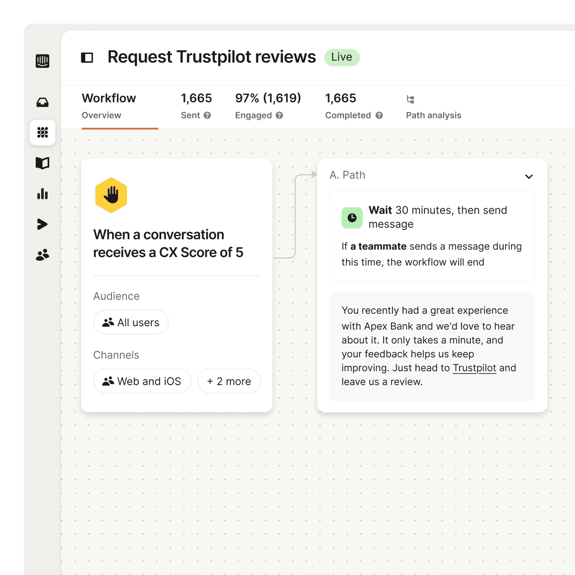 Automations product UI