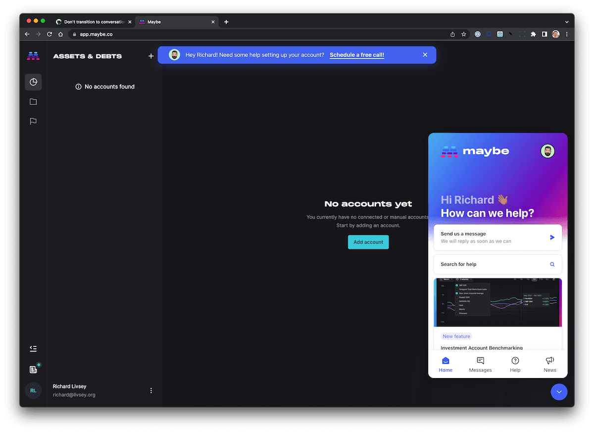 Maybe Intercom Messenger