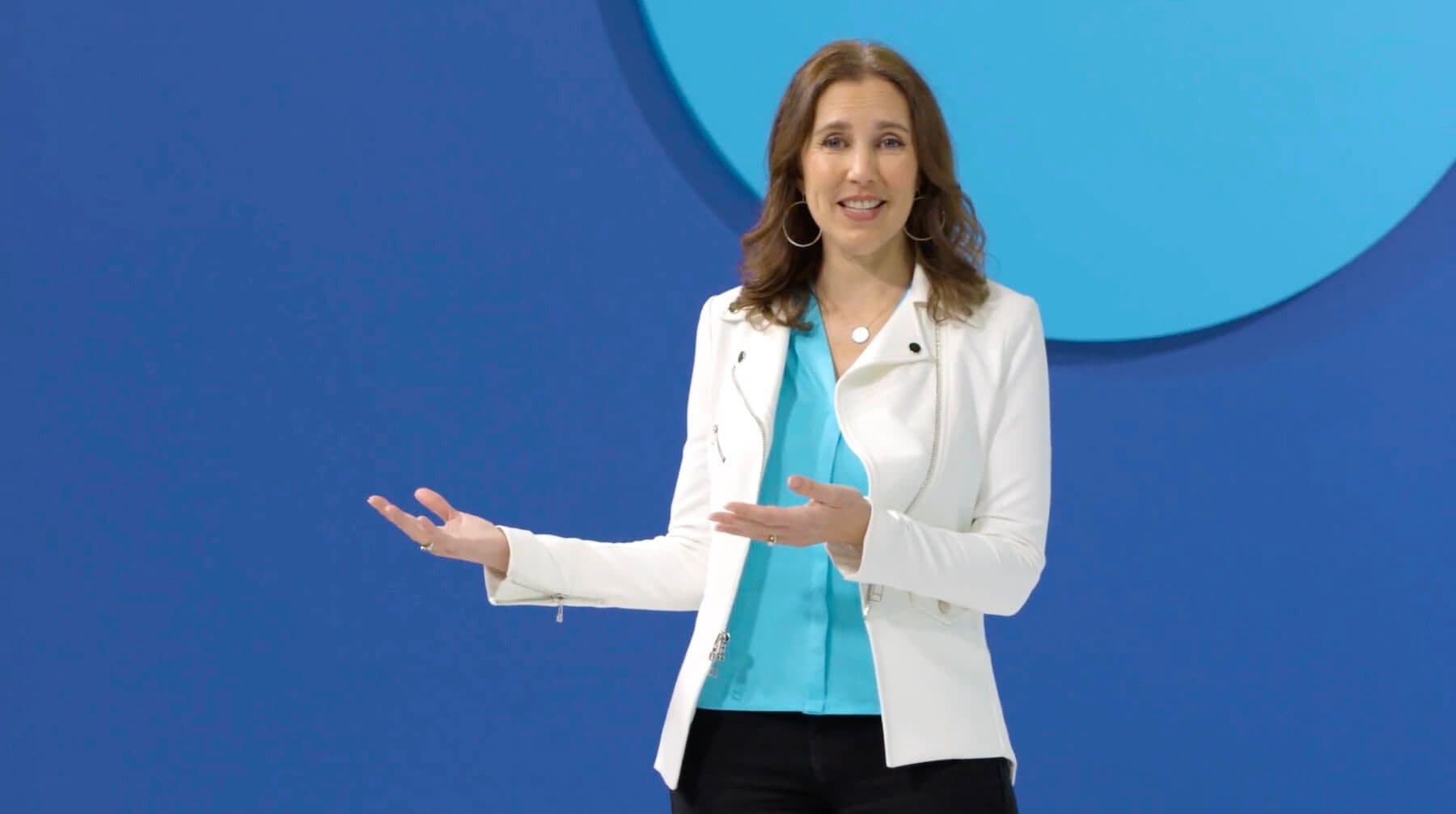 Karen New at Intercom event