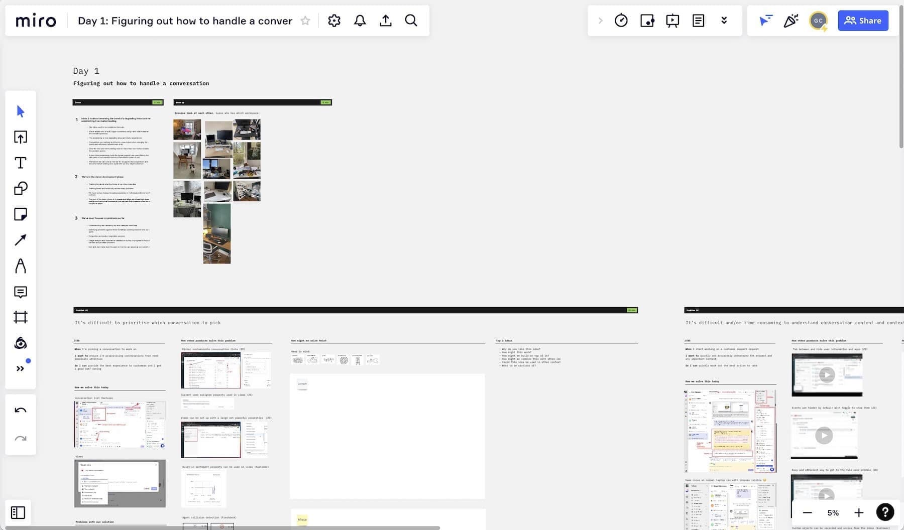 Miro virtual whiteboard