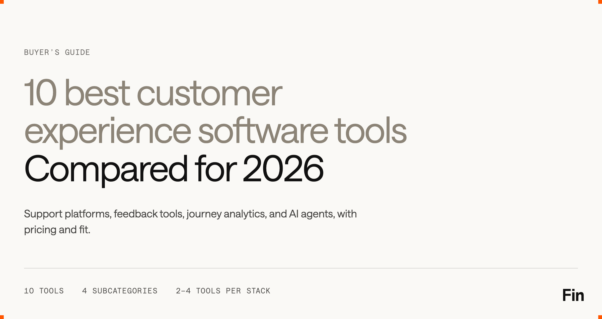 Best Customer Experience Software Tools - title image