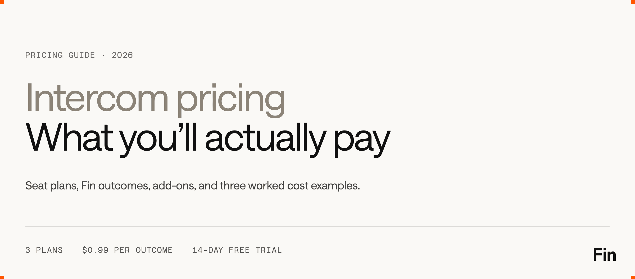 Intercom Pricing - title image