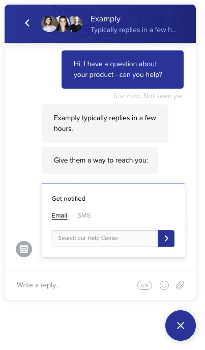 live chat guide improve response time