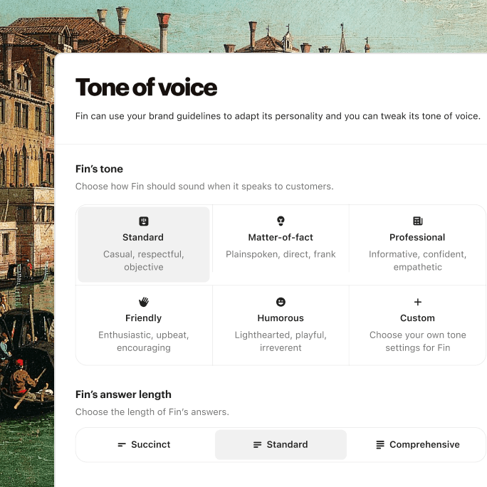 AI chat, human quality service