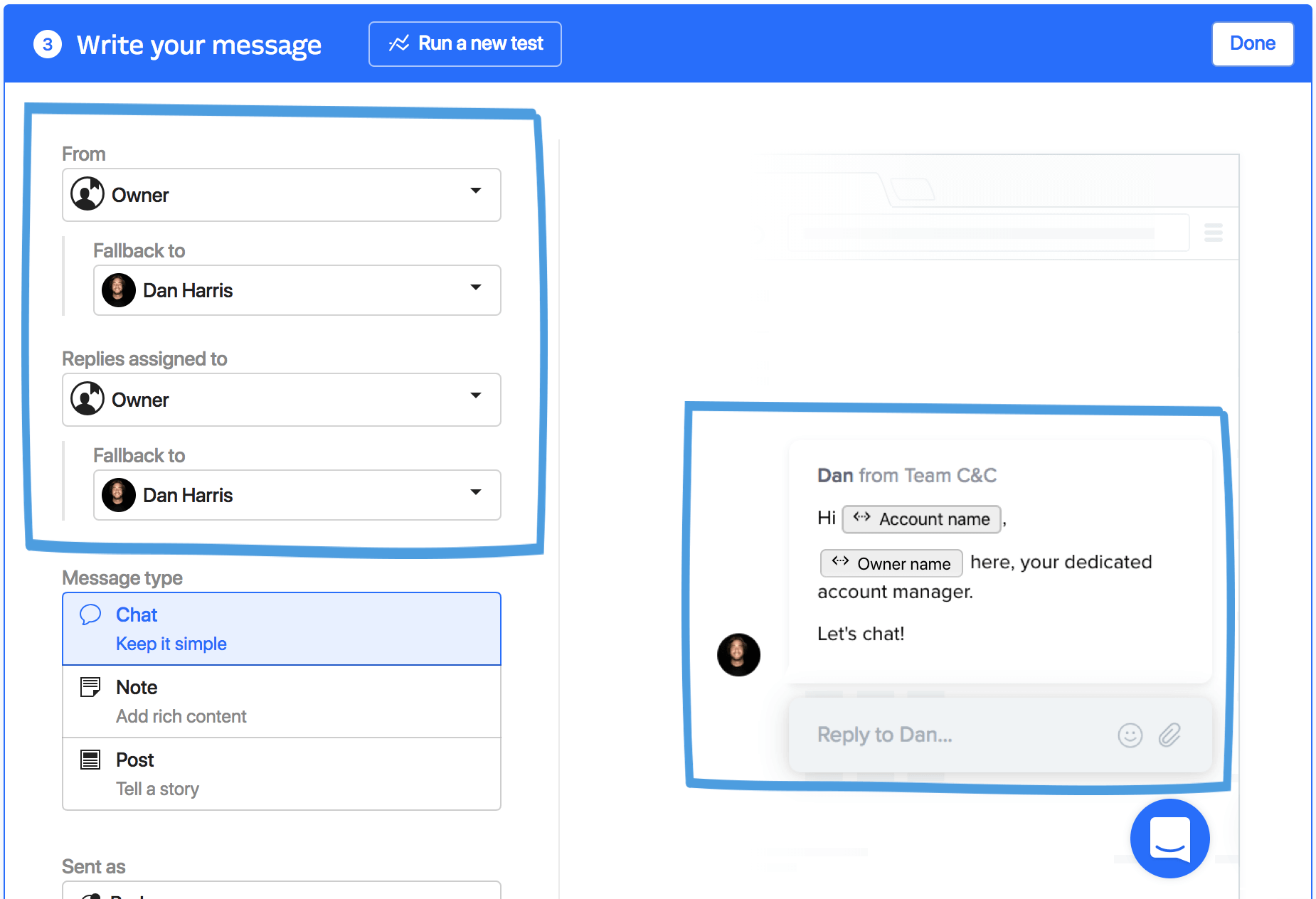 Intercom Accounts View
