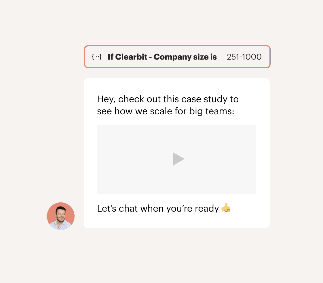 The Clearbit Reveal app for Intercom gives us the information we need to make fast, accurate decisions about our prospects