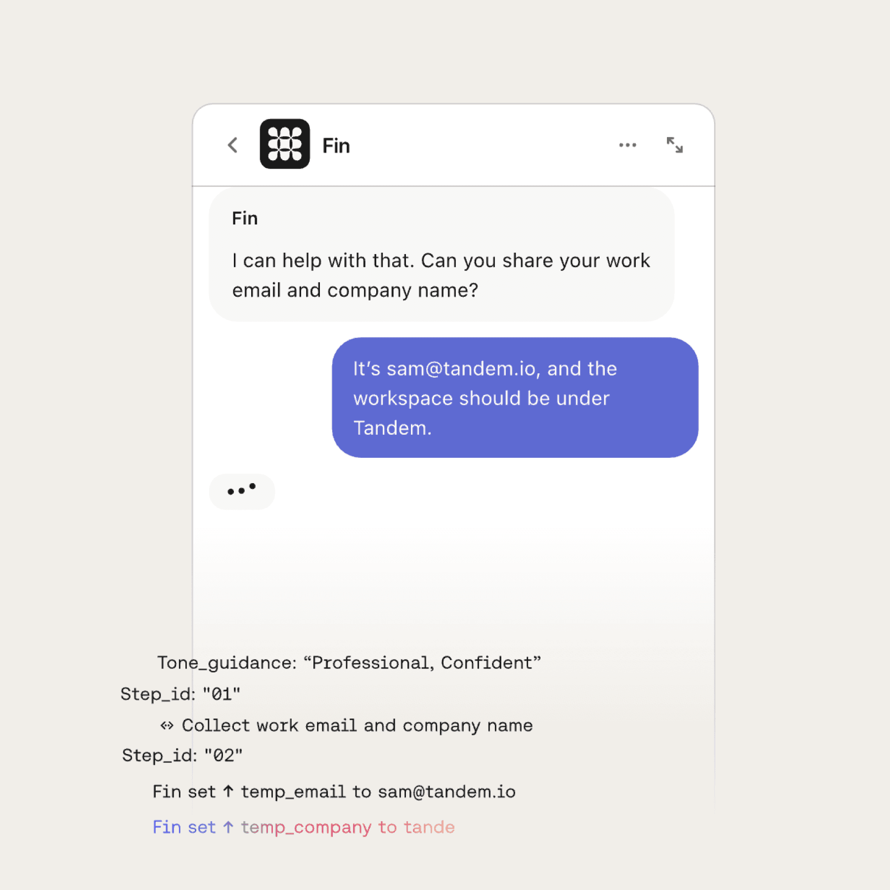 Train and test Fin to handle complex queries