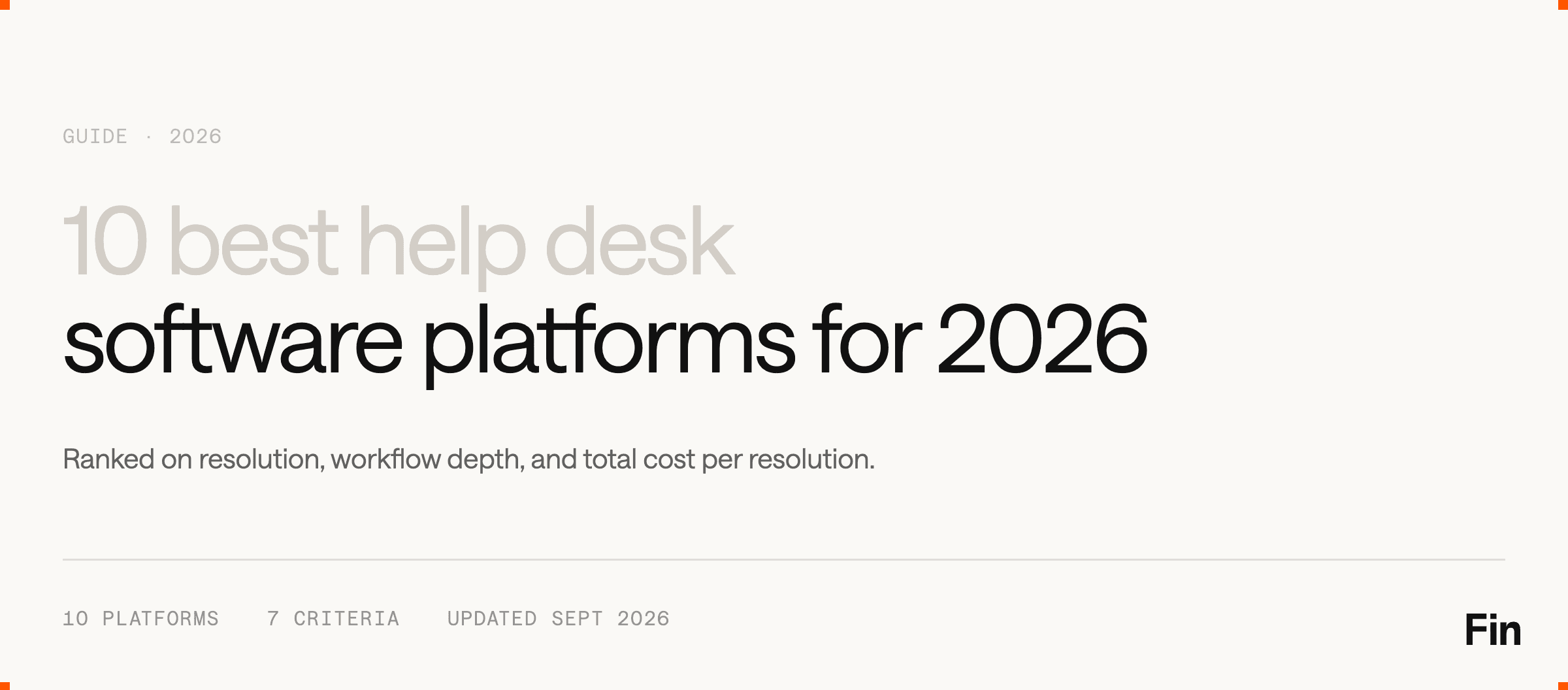 10 best help desk software platforms for 2026