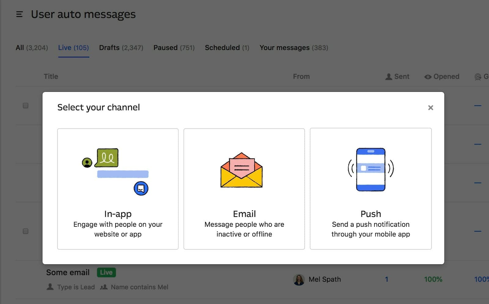 Intercom Channel Selection