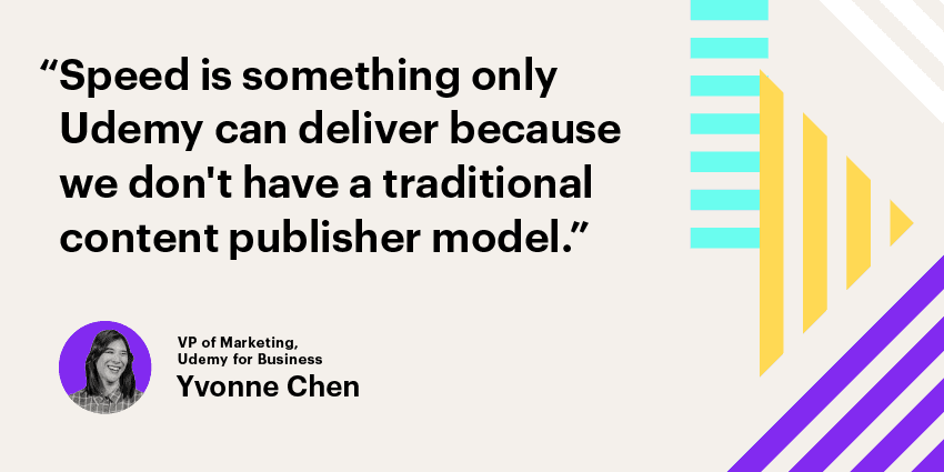 Yvonne Chen, Udemy for Business, on the company's unique advantage