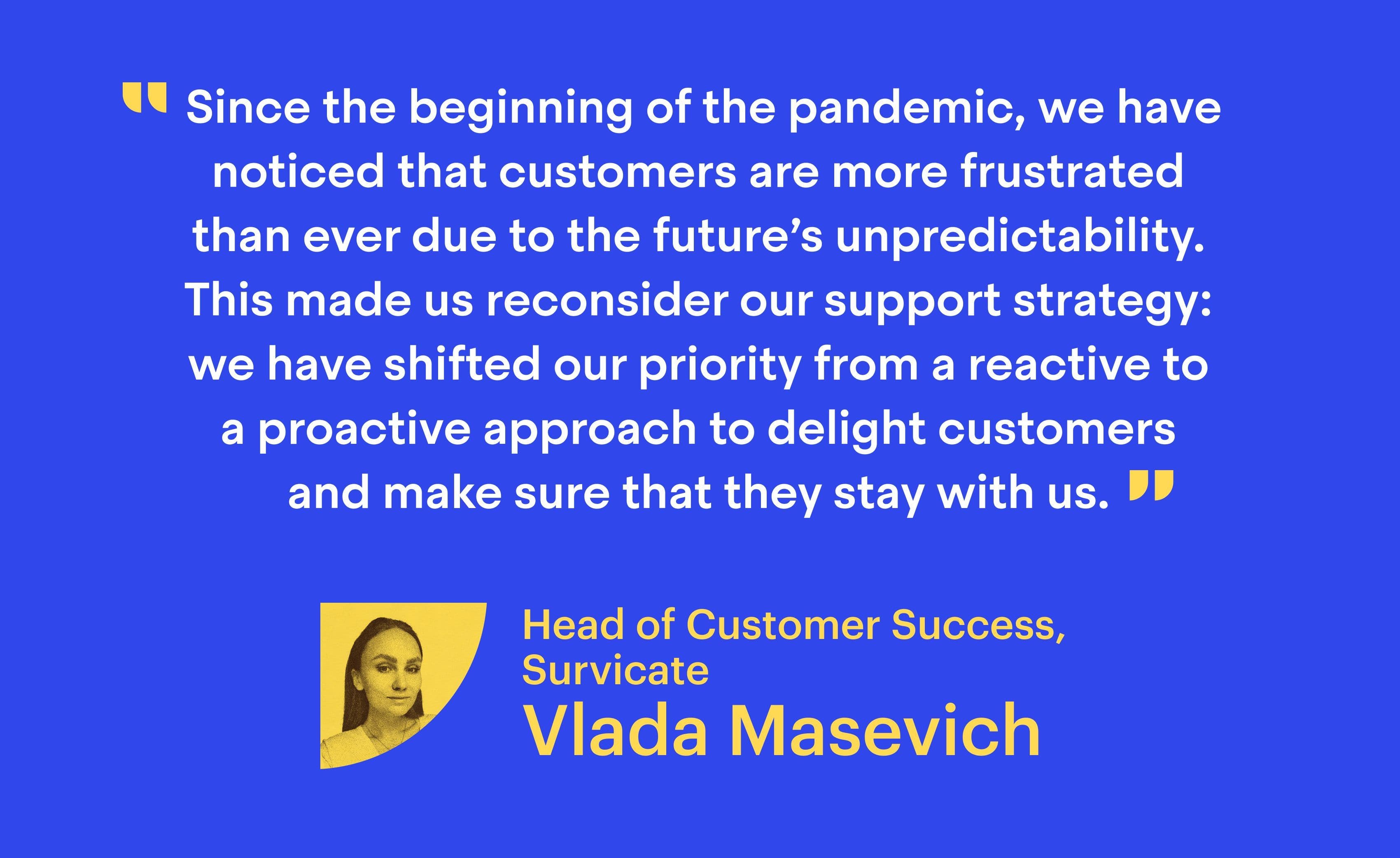 Vlada Masevich, Head of Customer Success at Survicate