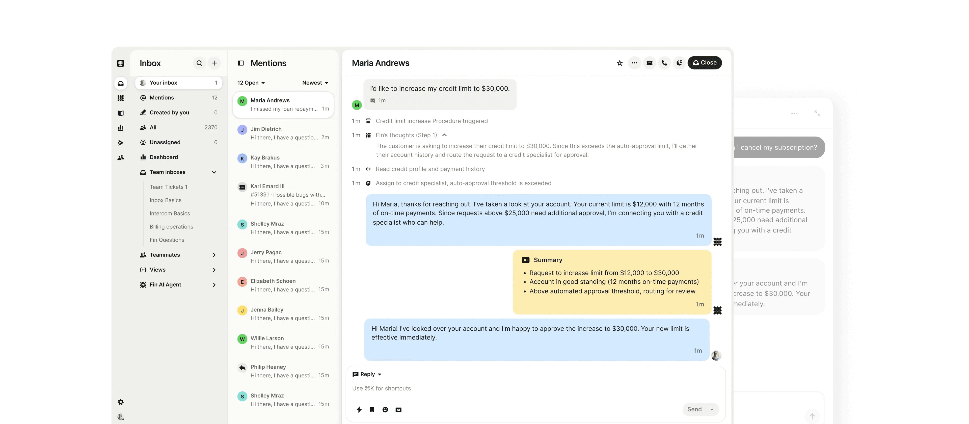 Intercom Helpdesk