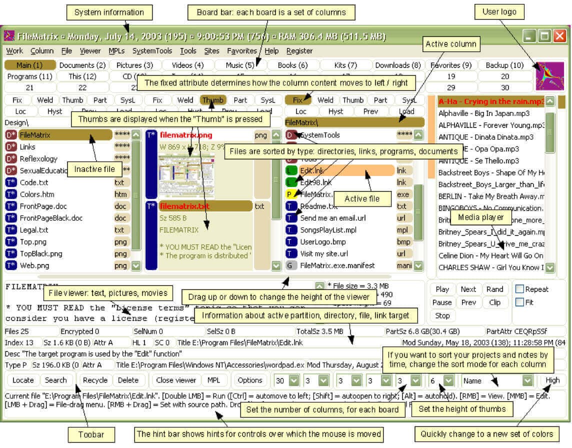 Filematrix is a complex product that requires lots of explanation
