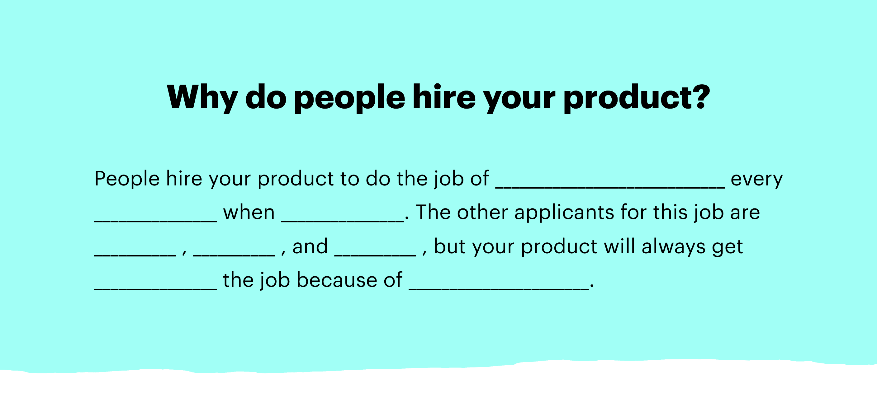 Using Jobs-to-be-Done on your landing pages