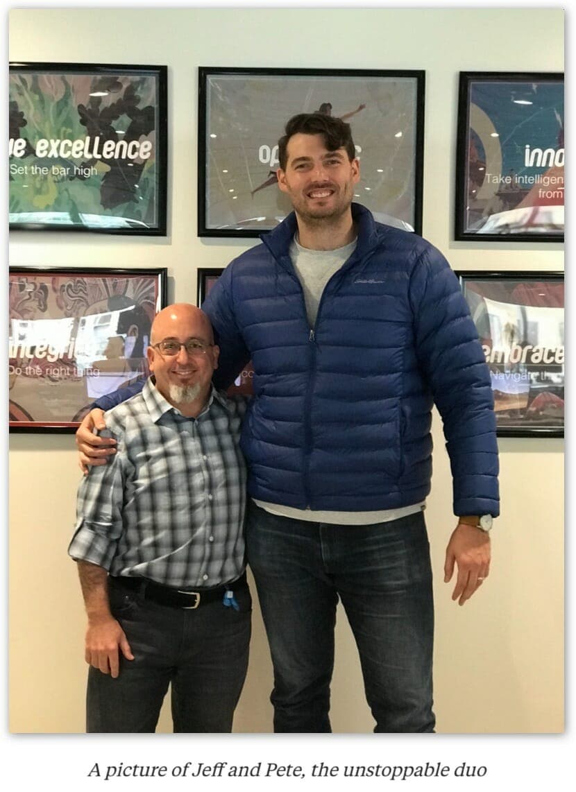 A picture of Jeff Serlin and Pete Prowitt