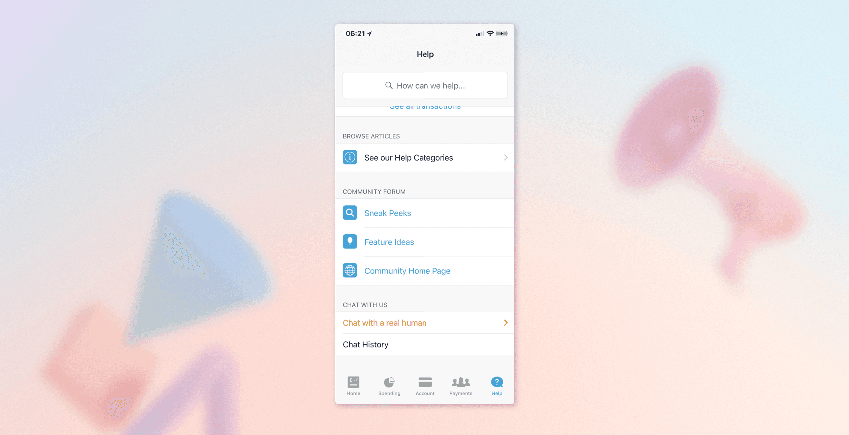 Intercom Messenger Home design