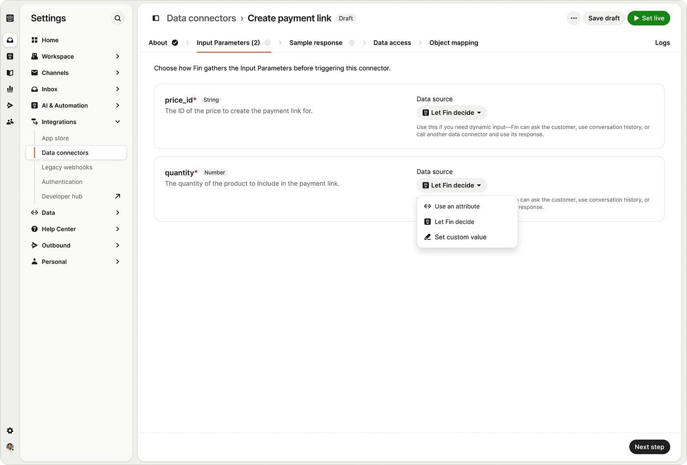 Automate complex workflows with Fin Tasks
